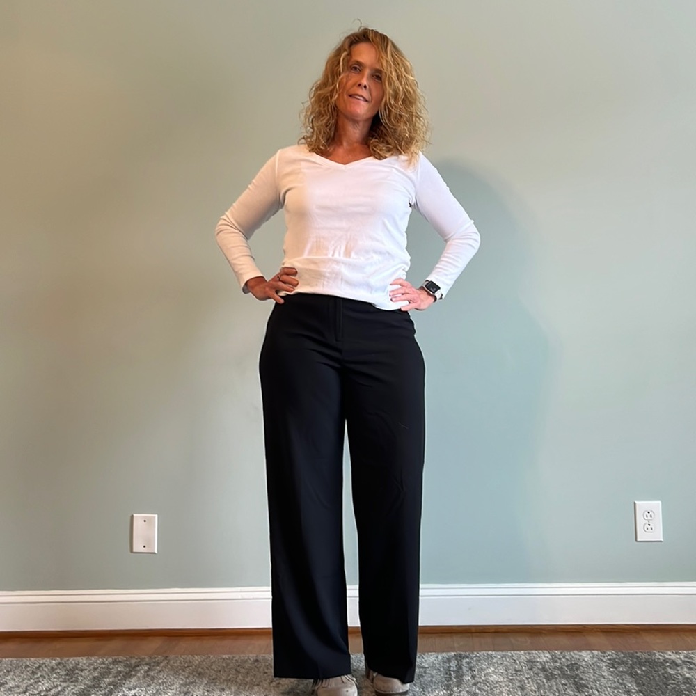 Black wide leg dress pants!